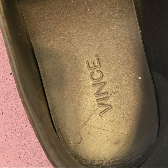 Vince Paeyre grey ombré pointed toe slip on shoes snakeskin - Picture 7 of 8